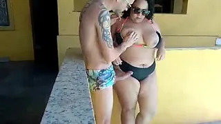 I fucked in front of general to chubby velvet mouth at the pool party liberal
