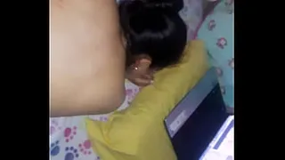 Watching porn, my wife is excited by lesbian sex