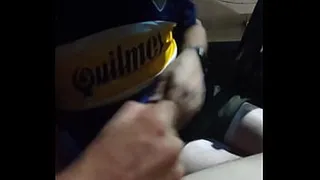 Bostero sucks cock and swallows milk