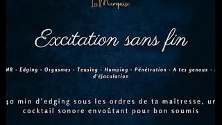 Excitation sans fin - French audio edging femdom joi