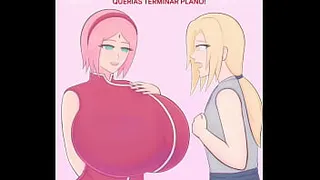 Sakura Takes Tsunade's Tits Off.