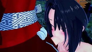 Akeno Blindfolded BJ kuroka change | HSDXD NTR madness E9 | Full Movie on Sheer & PTRN: Fantasyking3