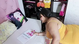 stepdad fucks stepdaughter at home while her mother is not home