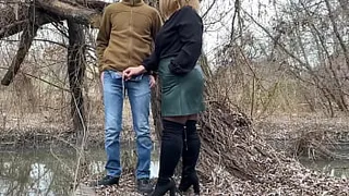 Fucking A Friend's Wife in Stockings on Garters