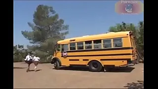 beautiful c. caught by the teacher they end up fucking on the school bus