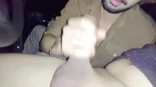 Sucking married in the car until he comes in my mouth