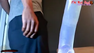 I'm not gay, I just only do this for my step bros - ass monkey ""straight"" dude sharts himself to the balls of huge dick, publicly ...for the homies