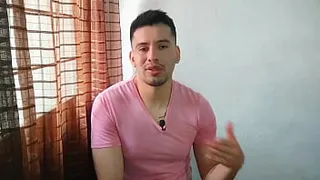 Mature muscular man pulls down my pants in the movie theater and sucks my 20cm cock until he swallows my cum!