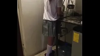 Latina Student Girl Takes Dick at Home! I Fucked my Cute StepSister While She’s Washing the dishes and we are alone at Home!