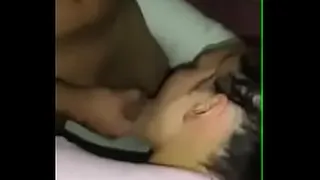 Morrita in a rich threesome has a booty and swallows all my friend's semen