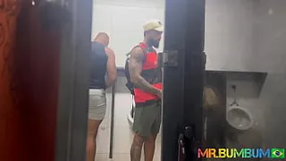 HAVING A #BATHROOM AT THE BUS STATION. HORNY AND ADRENALINE RUNNING.