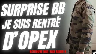 Your military guy comes home after 3 months without sex
