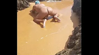 Ladysilva latina gay hot ass on the beach with tan lines, come fuck hot