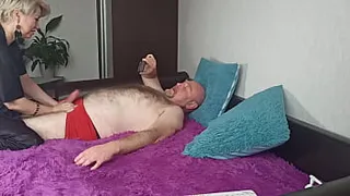 My mature busty slut wife AimeeParadise sucks my dick & jumps on my cock!