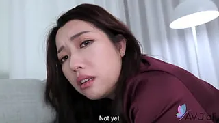 Erotic Chinese Housewife Cici with big tits plays with a hard cock.