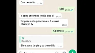 My girlfriend tells me how they fucked her in the past part 3
