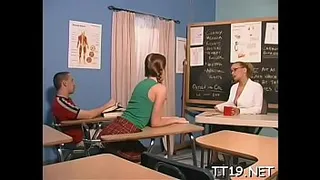 Cunning teacher gets teen love tunnel