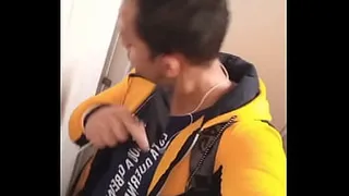 I went to the bathroom and made two men happy