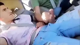 uber masturbates gay client