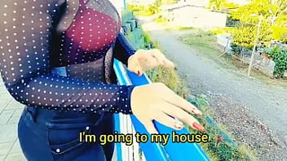 Sex for Money - I Give Her 300 Dollars for her Big Ass, Big Ass Latina Brunette