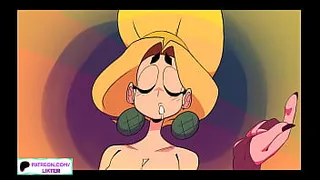 BIG ASS BLONDE X FUTANARI HENTAI STORY