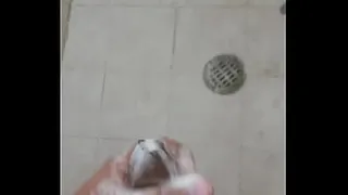 18 year old boy masturbates in the shower
