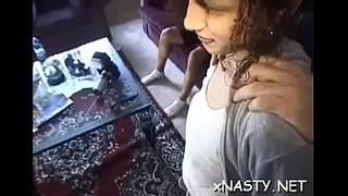 Horny teen playgirl can't wait to sit on his powerful dick