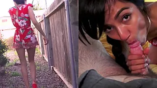 Sneaky Girlfriend Lures Investor - Split Screen