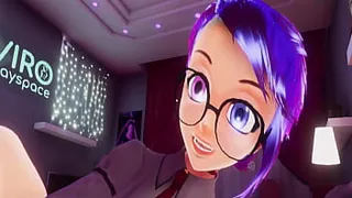 Jugando viro play space en mis gafas VR - casual vex ruby