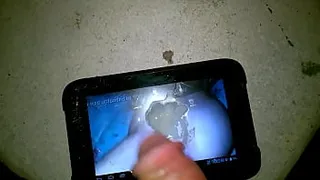 Cumshots for Bunda da branquinha ass