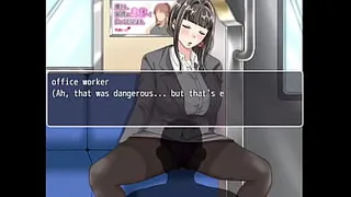 Woman gives a man a blowjob to win a video game for the ghost - Ayako's Scramble - Part 8