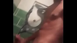 Young alone beating a