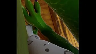 Dragon fucks white leopard