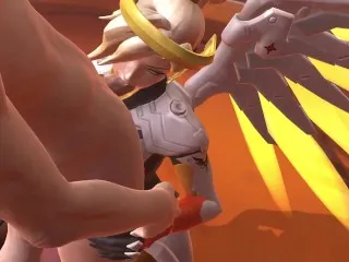 Hardcore Mercy Blowjob Parody