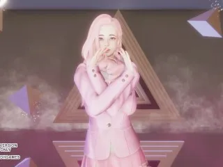 [MMD] Red Velvet xxx Scene - Hot K-Pop Dancers Ahri, Seraphine Leagues of Legends 4K