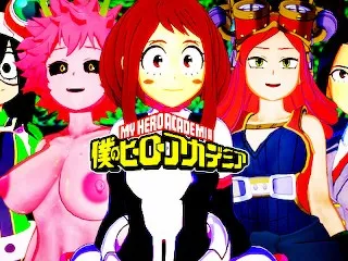 Deku's Class Harem Hentai Compilation - My Hero Academia