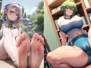 Foot Fetish Hentai Compilation