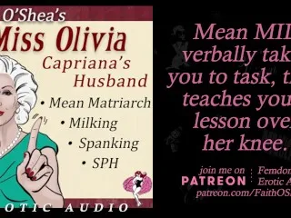 Miss Olivia: Capriana's Husband - Verbal Domination, Audio Spanking & Milking