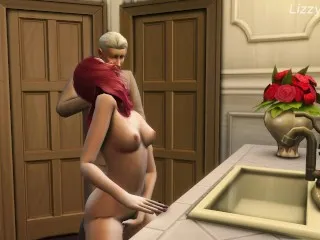 Sims 4: Sugarbaby Takes Monster Cock on Xmas - Hardcore 3D Animation