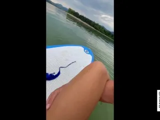 Paddle Board Fuckfest with Waterside Audience & Cruise Ship