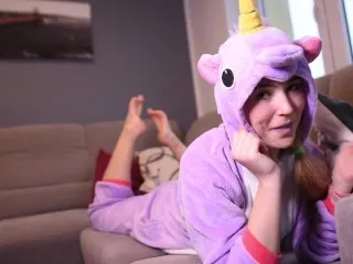 Big Teen Cosplay Feet Worship POV (Young, Sexy Soles, Unicorn Feet)