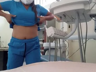 Nurse Creative Walks Hospitals Rooms - Homemade XXX