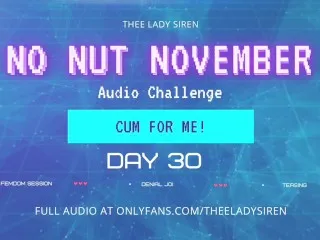 November No Nut XXX Day 30 - Audio