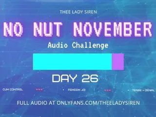 No Nut Nov 26: Hardcore Audio Day 26