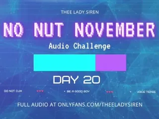 No Nut Nov 20 Audio Chalenge Hardcore Action