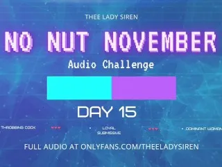 Nut-free Nov 15th - XXX Audio Challenge