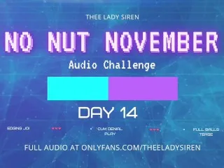 Hardcore No Nut Nov 14 Audio Challenge