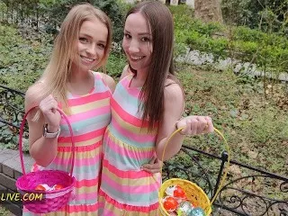 Taboo Rough Sex - Alexa Flexy, Kate Quinn in Easter Egg Hunt - Immoral Family