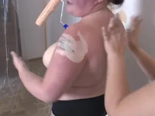Hardcore Lesbian Play w/ Wallpaint 1