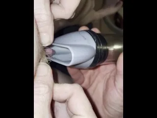 Vacuum Cleaner Fucks My Clit - Part 1